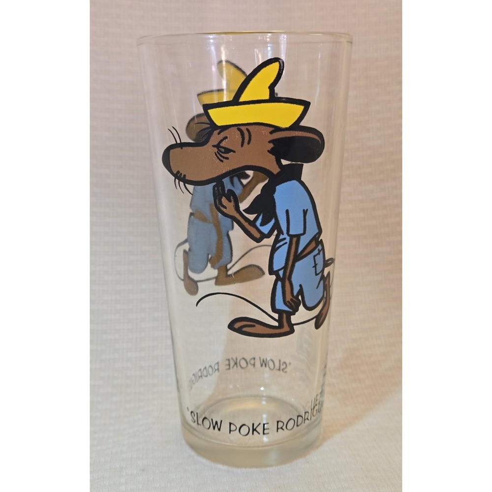 Slow Poke Rodriguez 1973 Looney Tunes Pepsi Collectors Series Glass Warner Bros.